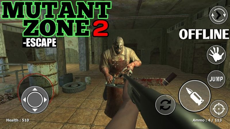Mutant Zone 2 – Escape MOD APK [Menu/Bất tử] cho Android
