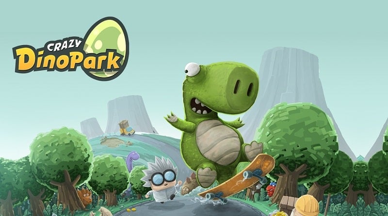 Tải Crazy Dino Park MOD [Vô hạn tiền/Tốc độ nhanh]