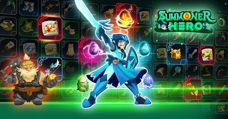 Tải Summoner Hero MOD APK [Menu, Sát thương/Phòng thủ cao/Bất tử]